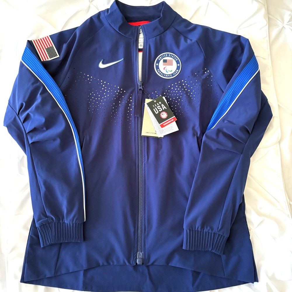 Nike Dri-Fit ADV USA Paralympic Olympics 2024 Team Jacket, Women’s Small, NWT